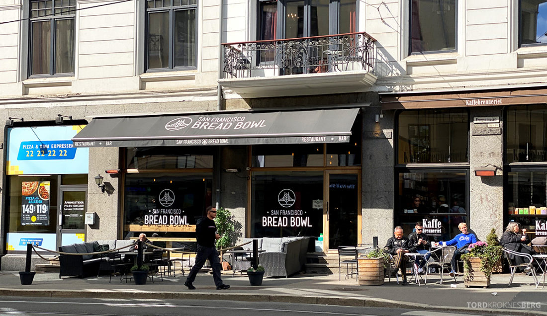 Anmeldelse av San Francisco Bread Bowl på Frogner i Oslo